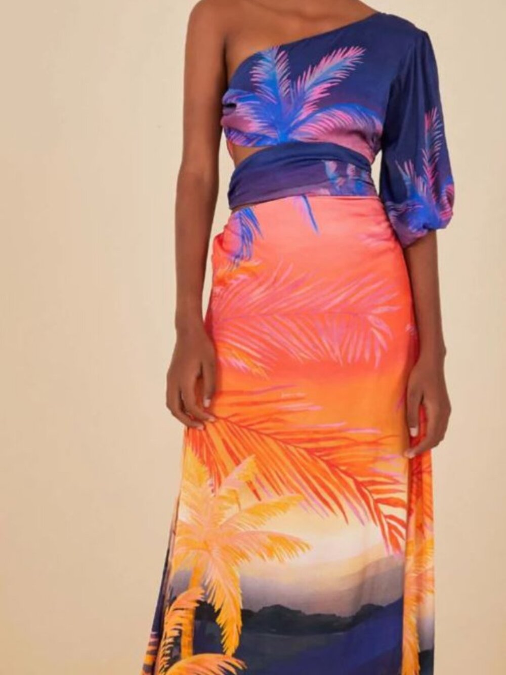 Amazing FARM Rio Stillness Maxi Dress sz S NWT - Brazil Line Exclusive